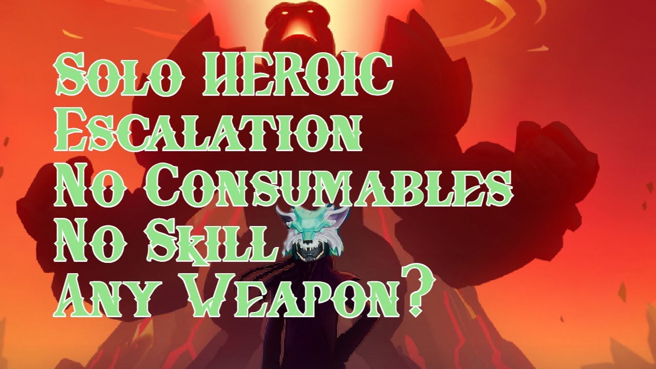 Easily Solo Heroic Blaze Escalation with this Build in Dauntless Awakening   (With Any Weapon?)