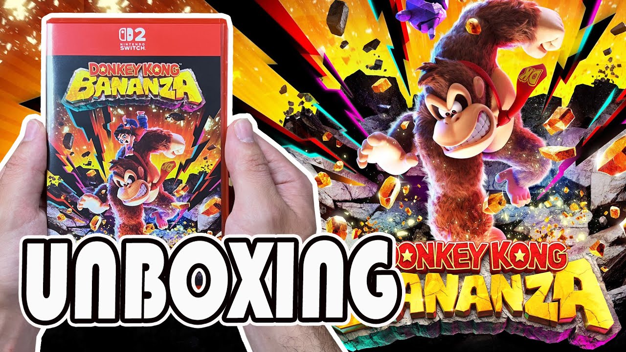 Donkey Kong Bananza (Nintendo Switch 2) Unboxing