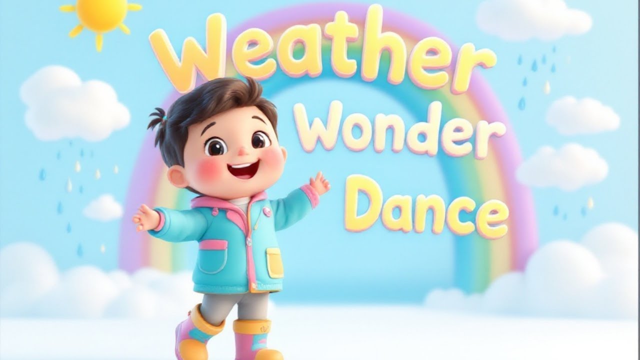 Weather Wonder Dance | Kids Learning Song About Weather Types 🌞🌧️❄️ | Educational Music