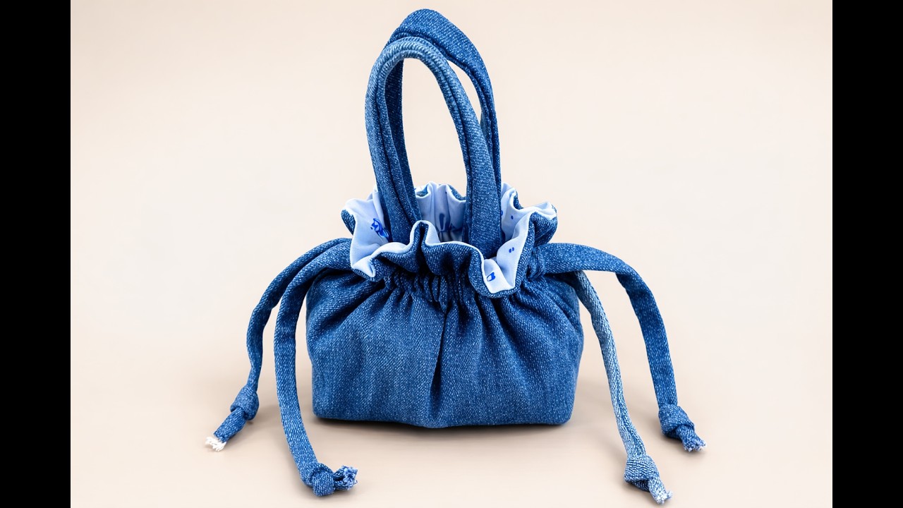 Don’t Throw Away Old Jeans! DIY Bag – No Sewing Machine Needed