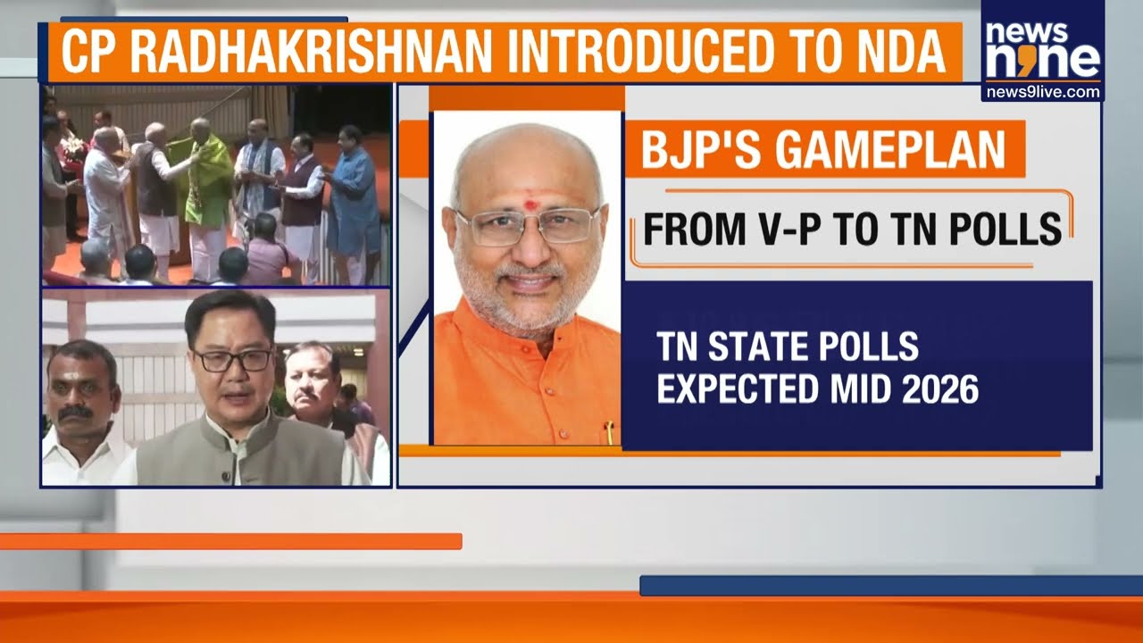 PM Modi Backs NDA VP Candidate CP Radhakrishnan, Appeals for Unanimous Support | News9
