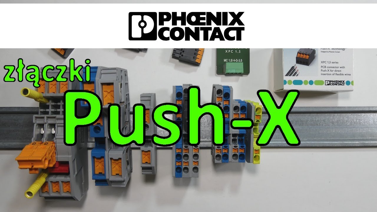 Złączki Push-X Phoenix Contact