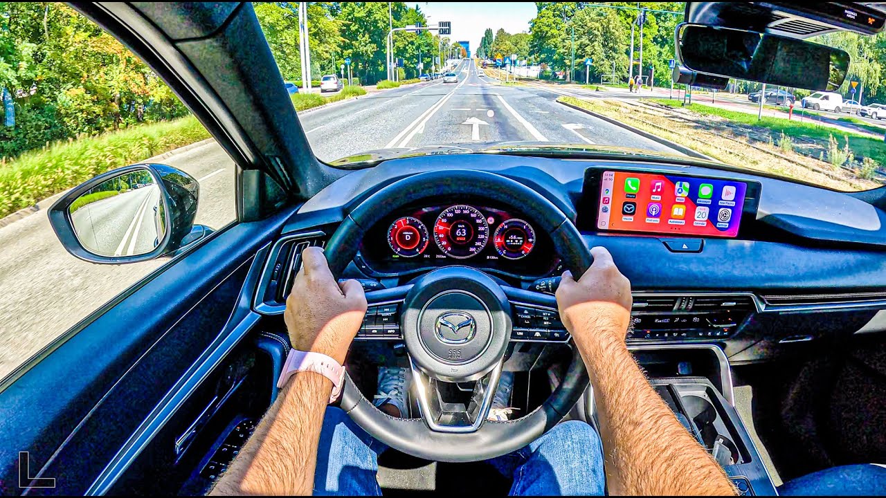 NEW Mazda CX-60 2026 (3.3 e-Skyactiv D 254 hp) | POV Test Drive #2522 Joe Black