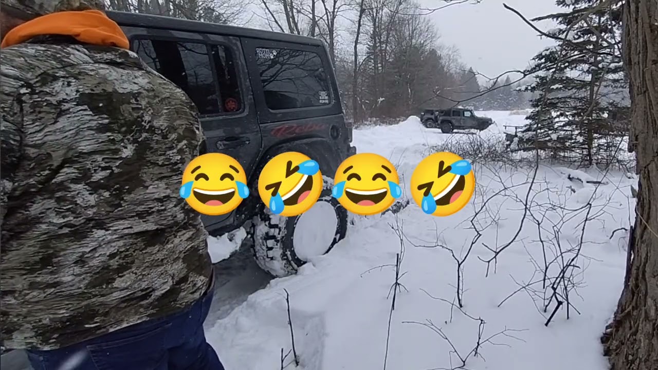 Geauga Jeepers recovery class and some snow wheeling 
