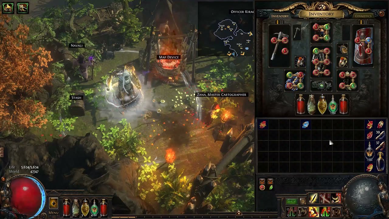 [POE Basics] Attack vs Cast speed/ on hit modifiers/ and the importance of shields
