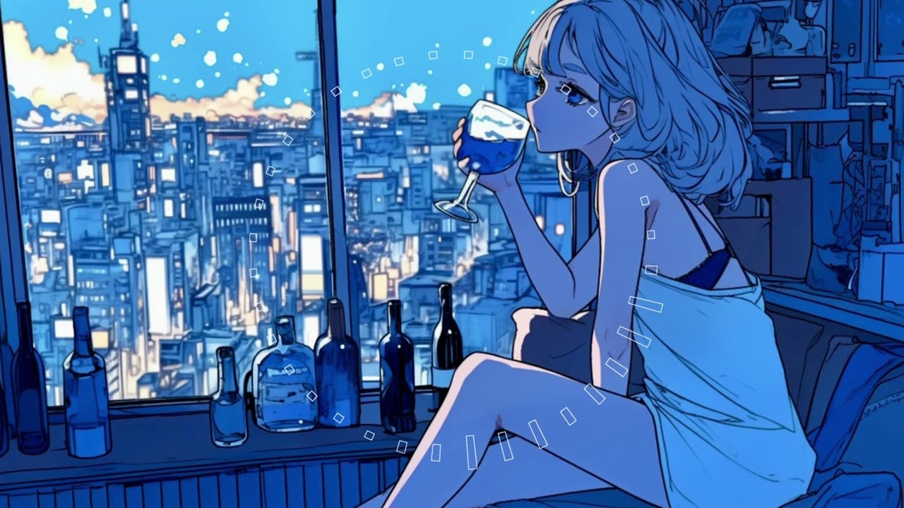 【フリーBGM】一人きりワインに酔わされて【まったり/かわいい/配信/作業/chill/lo-fi/夜】
