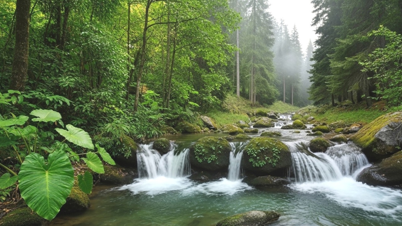 Pure Nature River Flow and Bird Chirping for Better Sleep Tonight