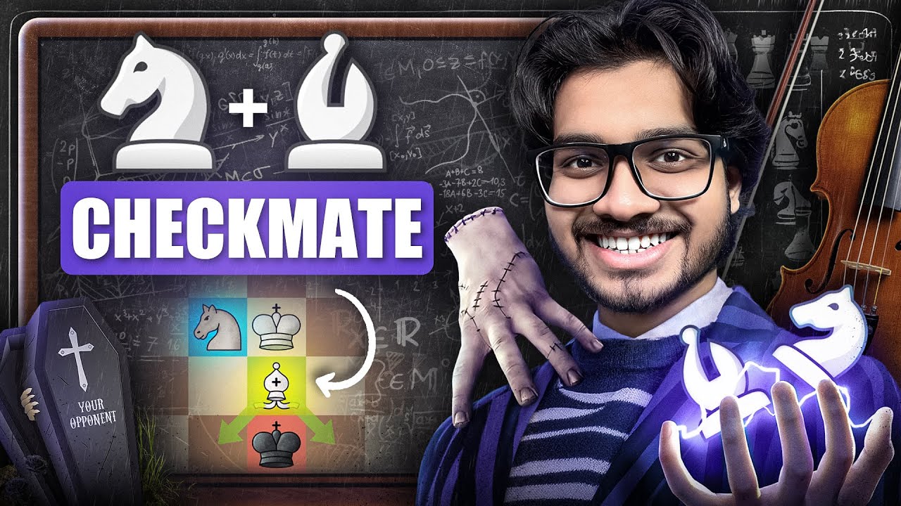 How To Checkmate With Knight And Bishop! (99% People Fails This) Explained In Hindi