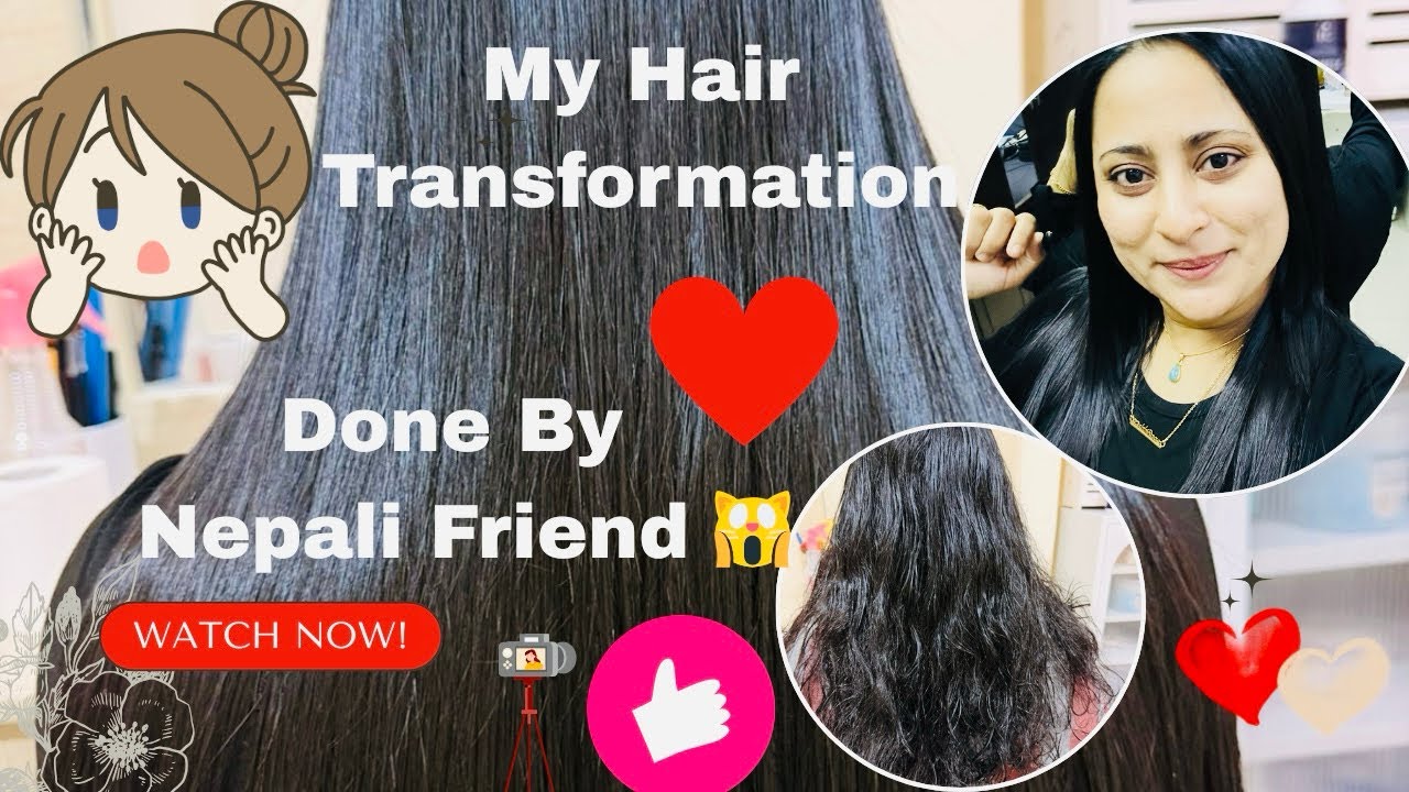 Nepali Hairstylist Magic 😍 Curly Hair to Silky Hair Transformation | Hair Tips You Must Know! ✨