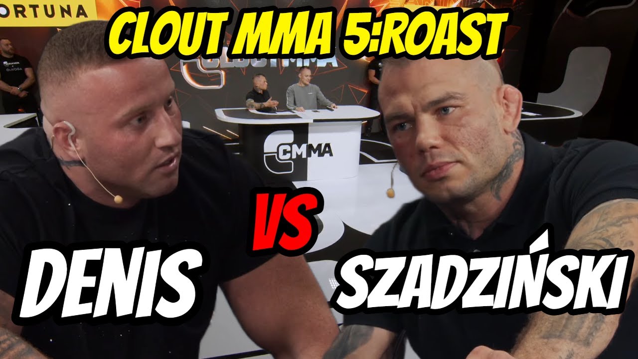 DENIS ZAŁĘCKI VS GRACJAN SZADZIŃSKI | CLOUT MMA 5 ROAST | NAJLEPSZE MOMENTY