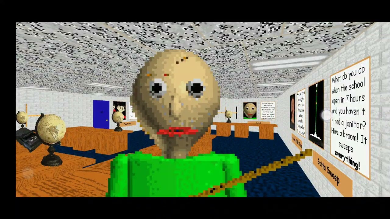 Jugando al baldi el instantáneo🗿 parte 2