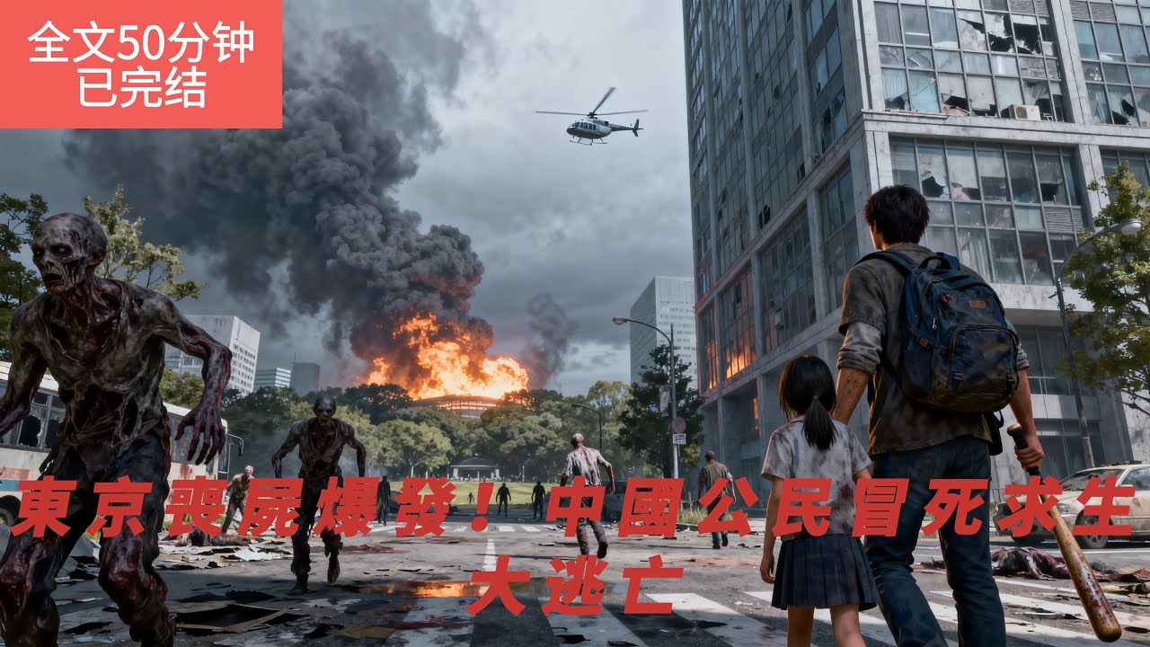 【全文五十分鐘已完結|一口氣看末世生存系列】東京喪屍爆發！中國公民冒死求生大逃亡