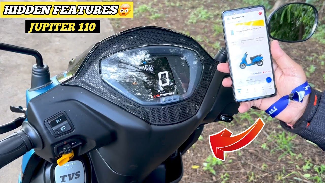All Hidden Features In New 2024 Tvs Jupiter 110cc Model 😰 Socha Nhi Tah Itna Kuch Ho Ga Scooter Me 🔥