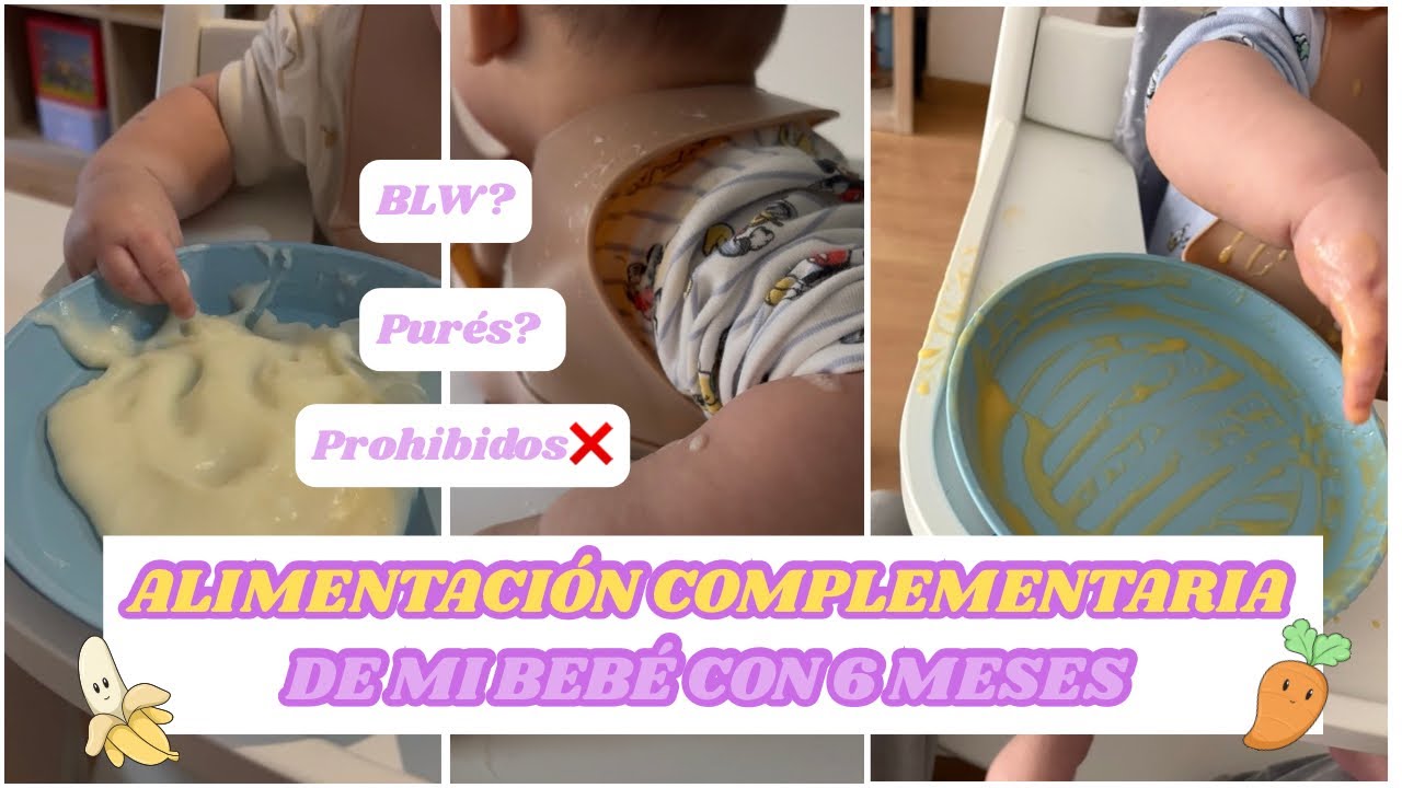 Alimentación complementaria de mi bebé con 6 meses👶🏽🍴 + Me quedo encerrada en casa 😫 | Vlog