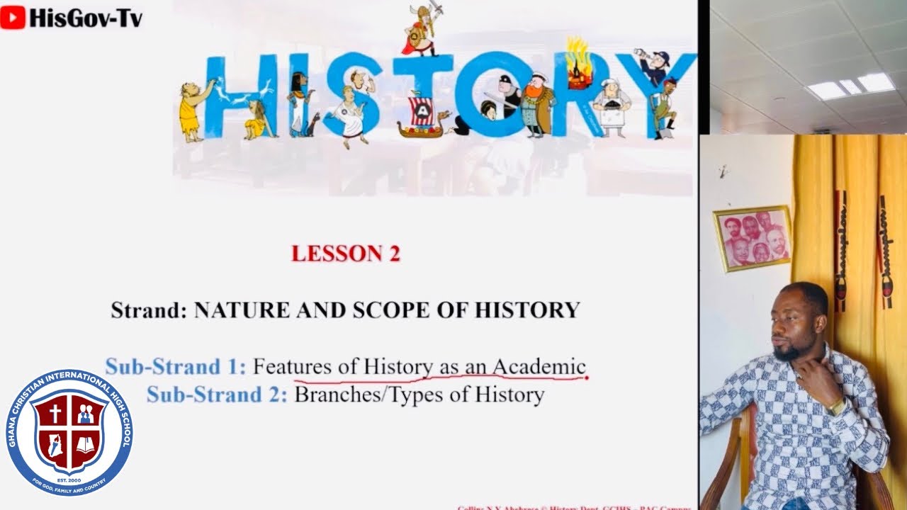 Lesson 2 | Features & Branches/Types Of History | History As An Academic 