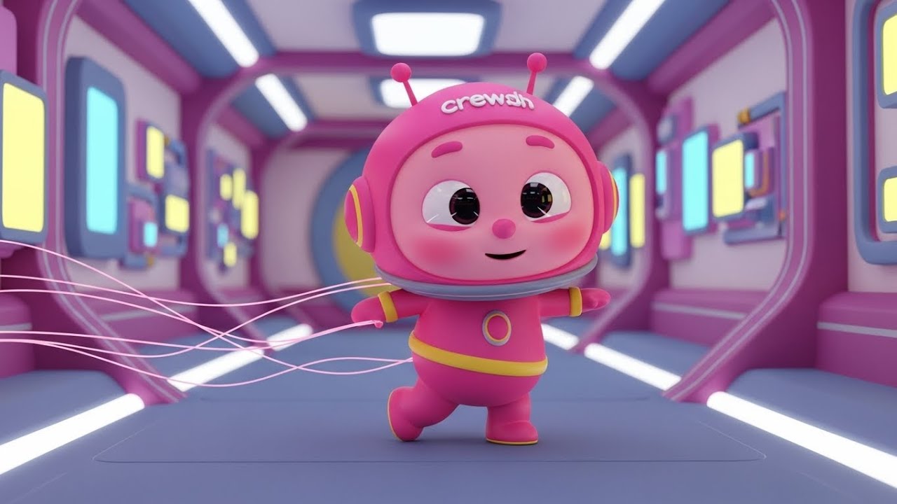 El compañero de tripulación rosa de Among | Canciones Infantiles y Rimas para Niños