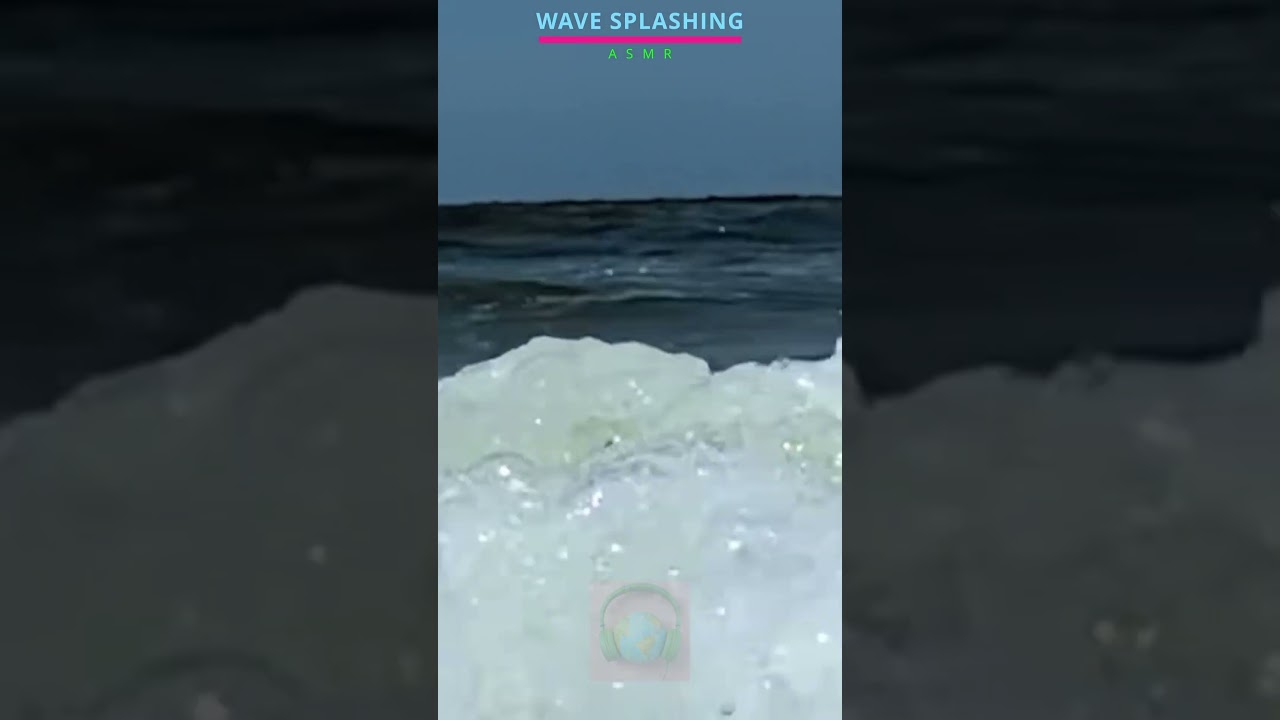 Relaxing Wave Crashing ASMR #nature #asmrnature #asmrsounds #wavesounds #wavesforsleep #sleepsounds