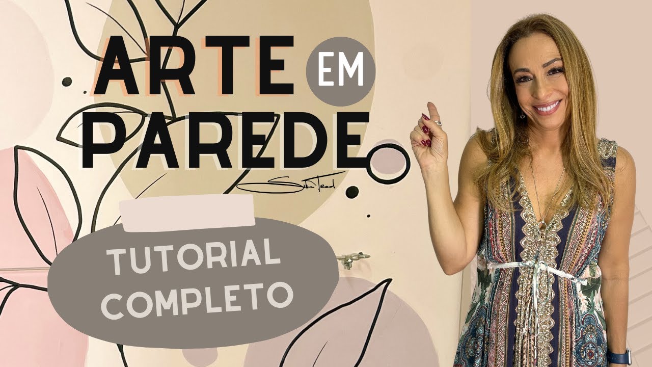 Tutorial completo arte em parede