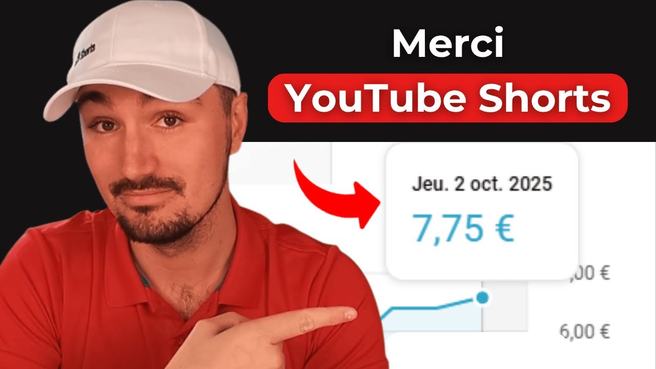 Gagner 8€ par Jour AUTOMATIQUEMENT Grâce à YouTube Shorts