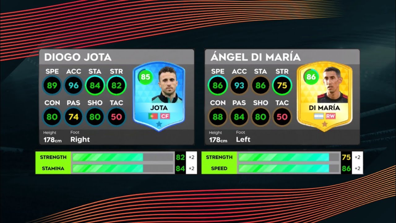 DLS 25 Upgrade Max Angel Di Maria & Diogo Jota #DLS25 #DLS2025 #DLS