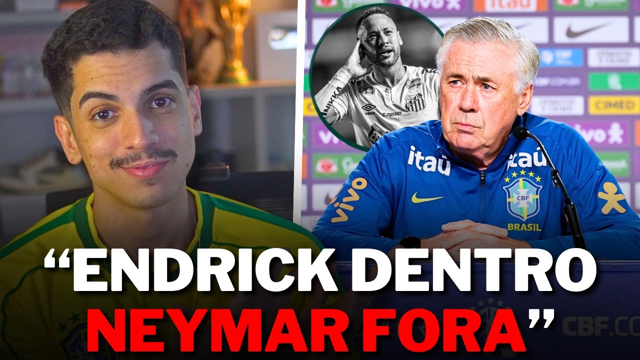 Convocação da seleção - Endrick CONVOCADO e Neymar FORA