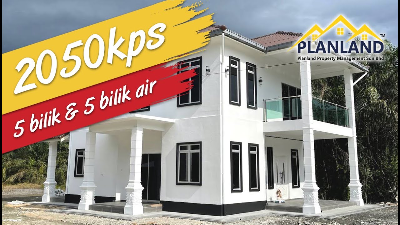 |Keluasan 2050kps | 5 Bilik Tidur + 5 Bilik Air | 2 Tingkat|