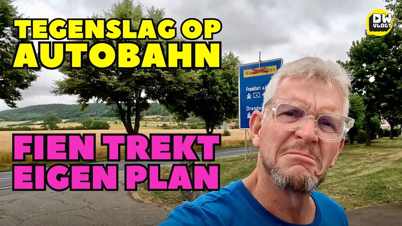 TEGENSLAG OP DE AUTOBAHN - FIEN TREKT EIGEN PLAN  - Solo camper Duitsland - DWVLOGT #210