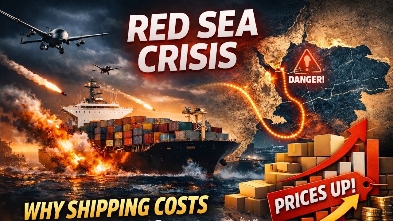 Red Sea Attacks Explained in 50 Seconds | Global Shipping Crisis
