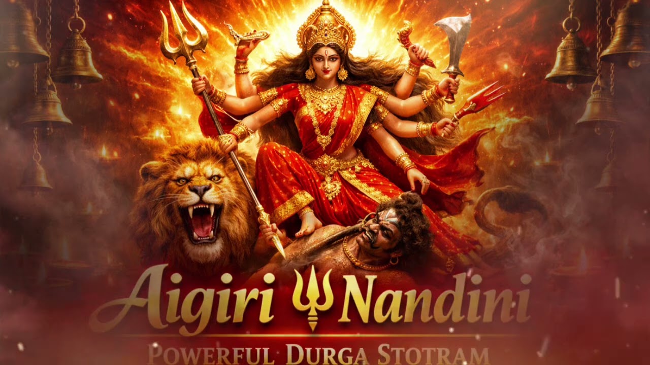Aigiri Nandini 🔱 Powerful Durga Stotram | Mahishasura Mardini Divine Chant