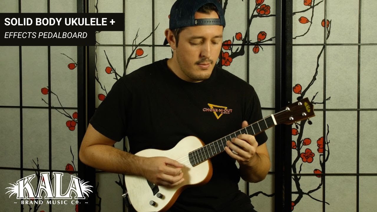 Электрогитара Kala Solid Body Ukulele с педальным пультом Эндрю Молины!