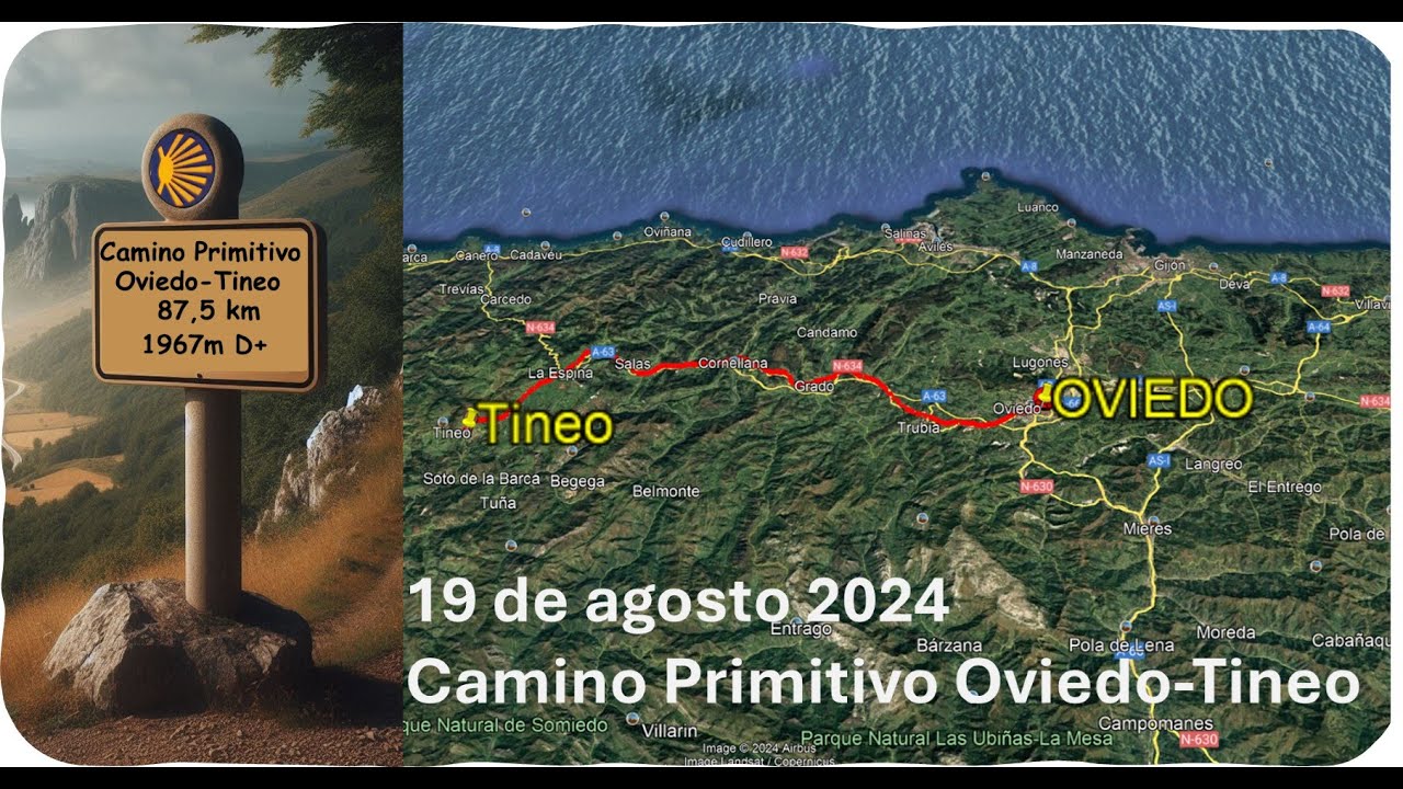 DIA 19-ago-24 OVIEDO-TINEO CAMINO PRIMITIVO E-BIKE