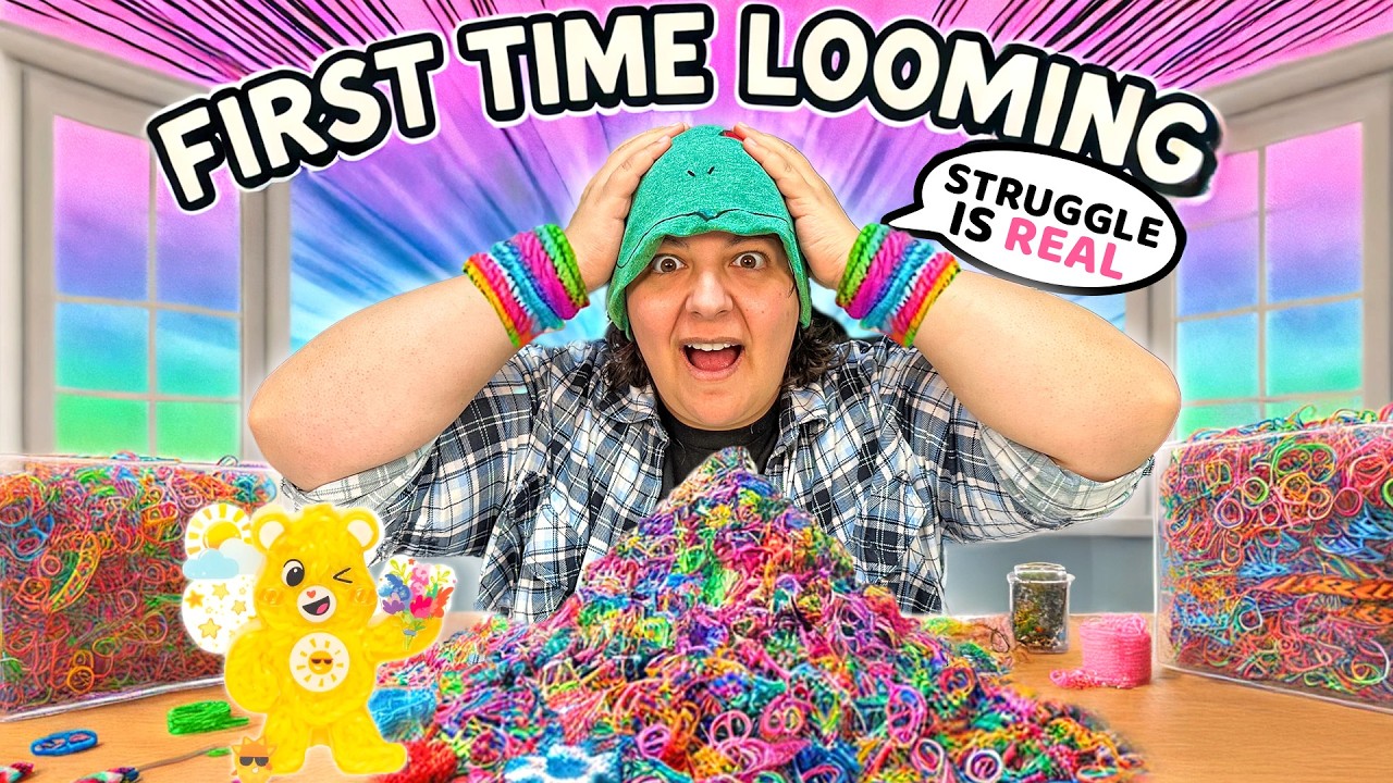 I Try Rainbow Loom For First Time & Almost Give Up