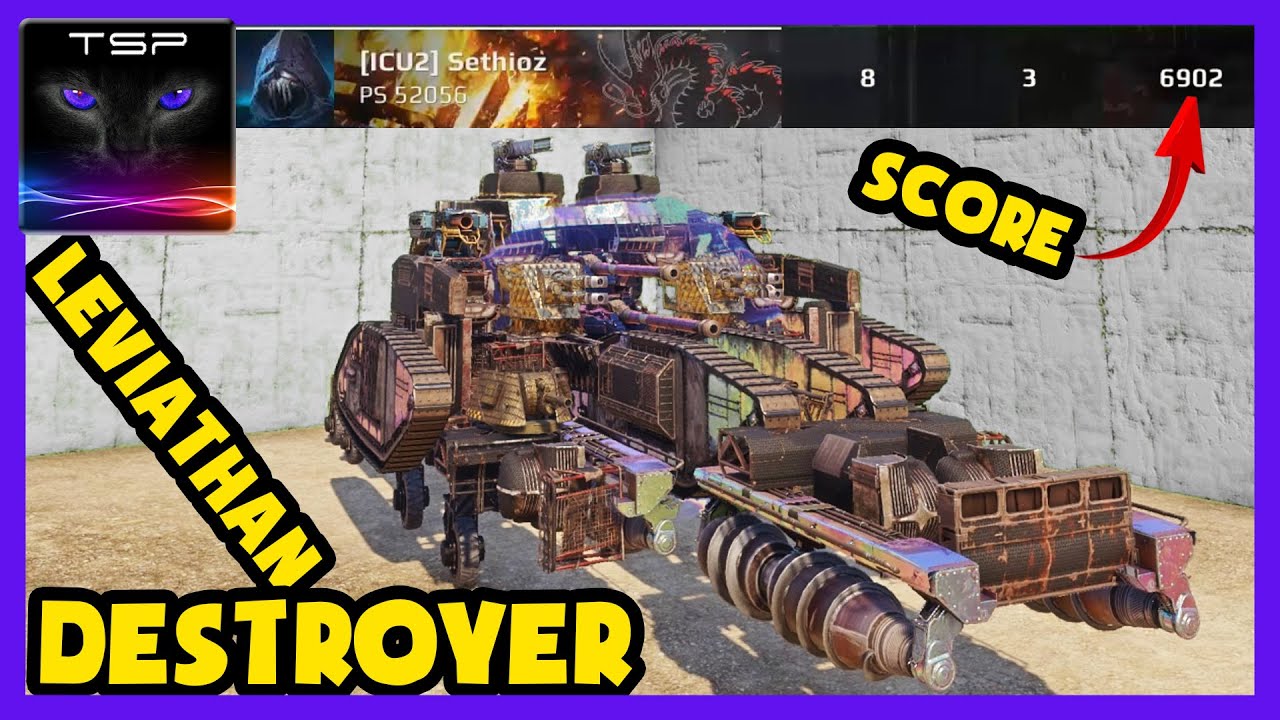 Crossout #628 ► Leviathan Destroyer! 52000 PS levi build & 1h of Leviathan Clan Wars gameplay