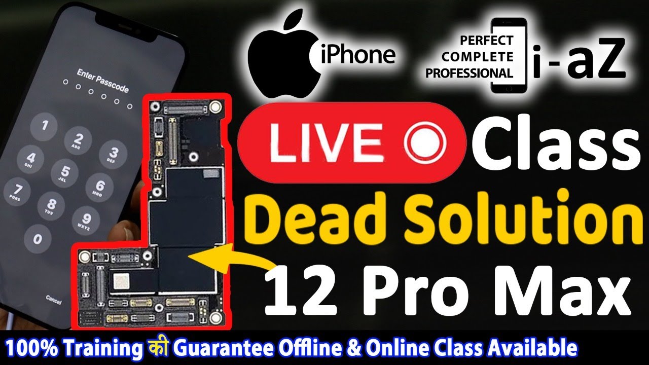 Live Class में चालू किया 12 Pro Max 🍎 Apple Repair Technician Training #iPhone #institute #skills