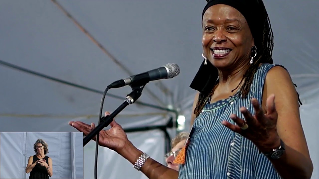 Diane Ferlatte at the National Storytelling Festival