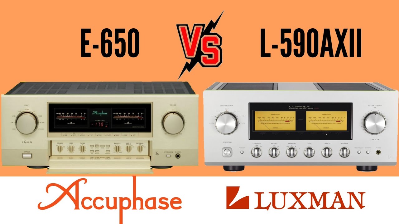 Amplificator integrat Fighting Accuphase E-650 vs Luxman L-590AXII