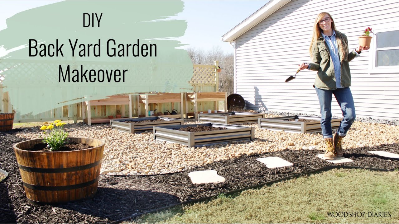 DIY Backyard Makeover--Creating a Garden Patio