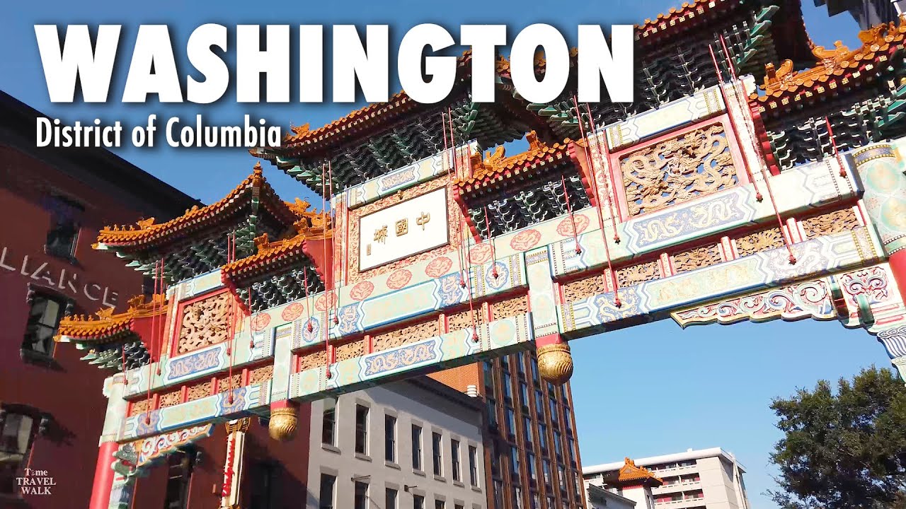 Summer Evening Walk in Chinatown Washington DC【4K】