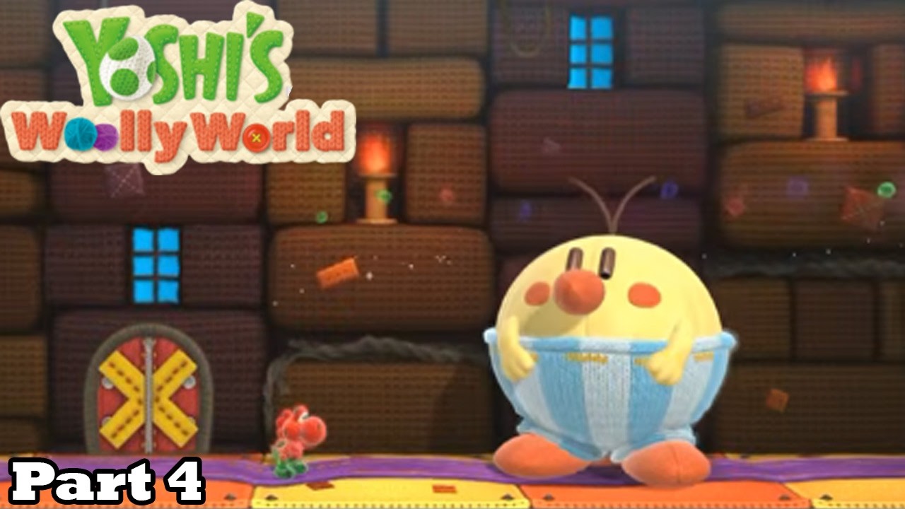 Слим играет в Yoshi's Woolly World - Часть 4