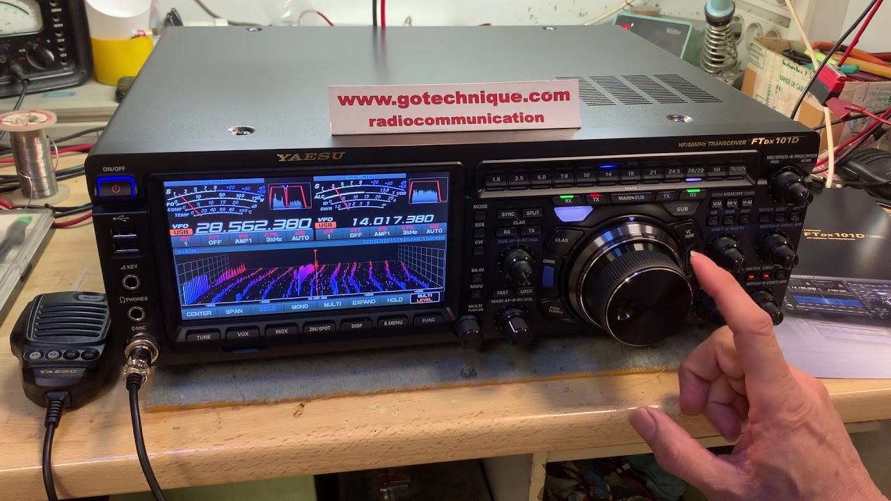 FTDX101D YAESU Radio HF TOUS MODES Presentation GoTechnique