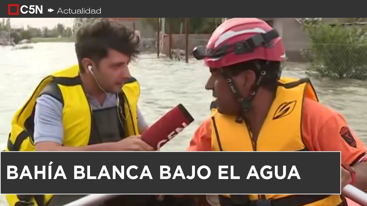 OPERATIVO CONTRARRELOJ para RESCATAR SOBREVIVIENTES en BAHÍA BLANCA