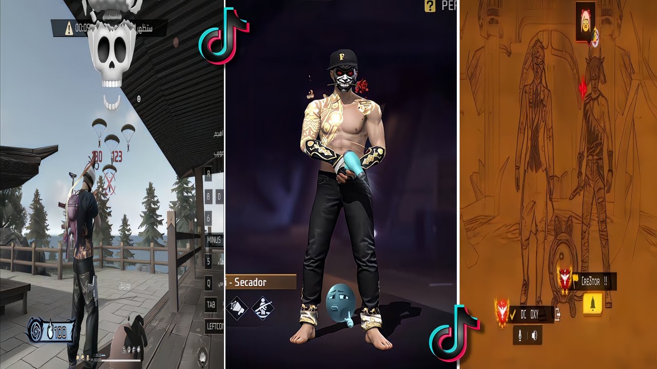 What The Hack Moment's 🗿💀 TIKTOK EDIT 😈🎭 FF CLIPS 👾☠️ P.170