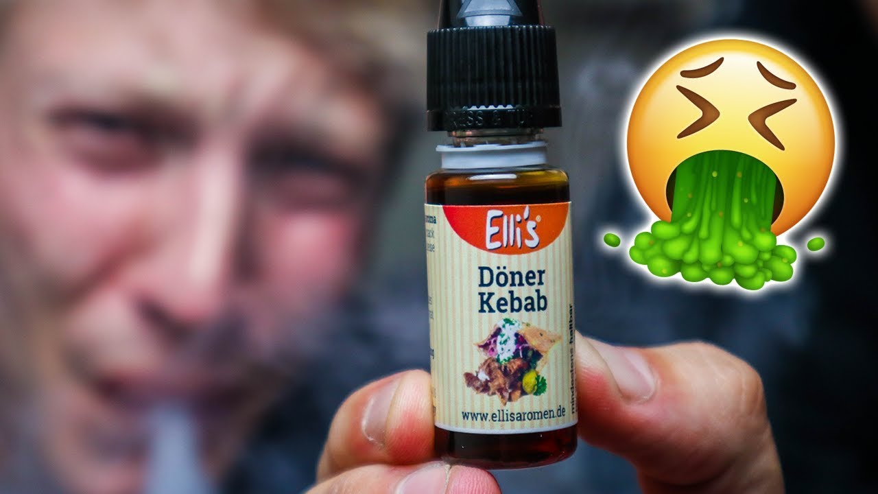 D&Ouml;NER ZUM DAMPFEN?! SCHLIMMSTES LIQUID? | Liquid Test