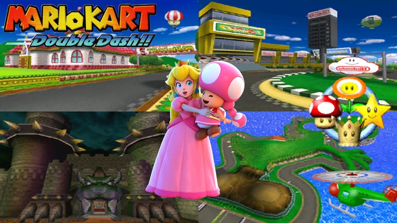 Mario Kart: Double Dash - Mirror All Cup Tour - Peach & Toadette Gameplay