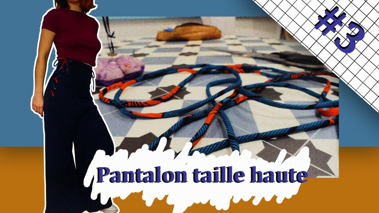 Pantalon taille haute #3 - Finitions  +  queues de rats