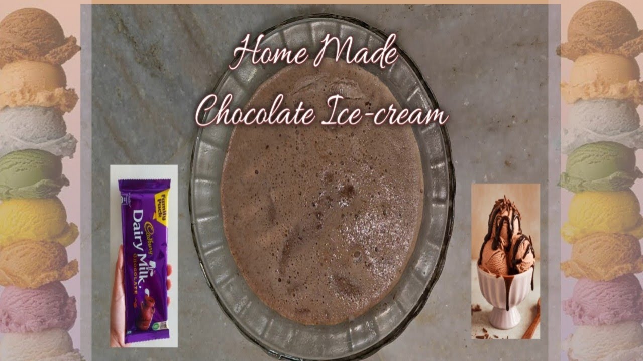 Home made Chocolate Ice-cream... #icecreamrecipe #chocolateicecreamrecipe #homefood #tastyrecipes 