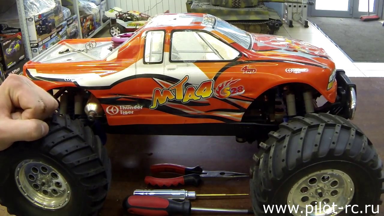 Снятие коробки передач MTA-4 S28 Thunder Tiger