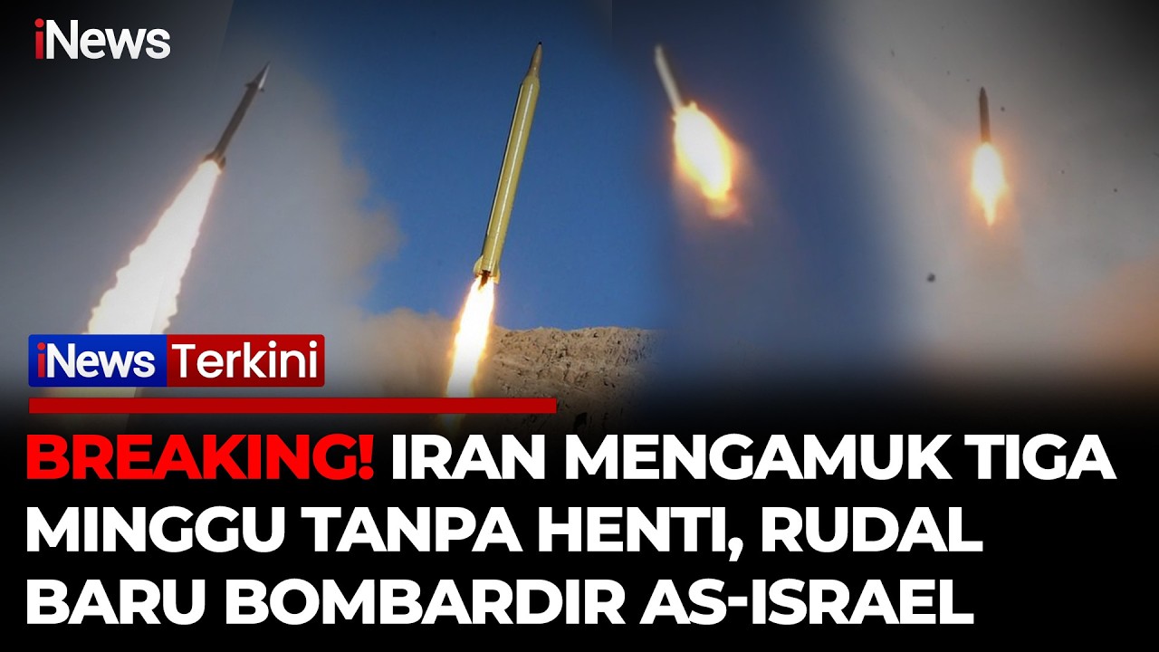 BREAKING! Iran Gak Beri Ampun, 3 Minggu Bertubi-tubi Bombardir Israel Pakai Rudal Baru | iNews