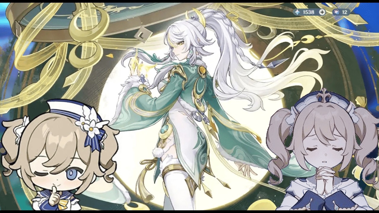 Genshin Impact - consegui Zibai Graças a um Ritual estranho da Barbara