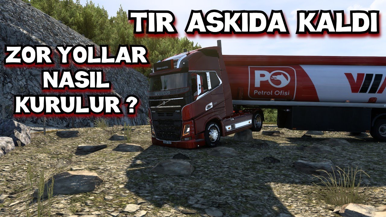 ETS 2 ZOR YOLLAR NASIL KURULUR 1.44 / Proje Japonya Haritasında Ölüm Yollarındaydık